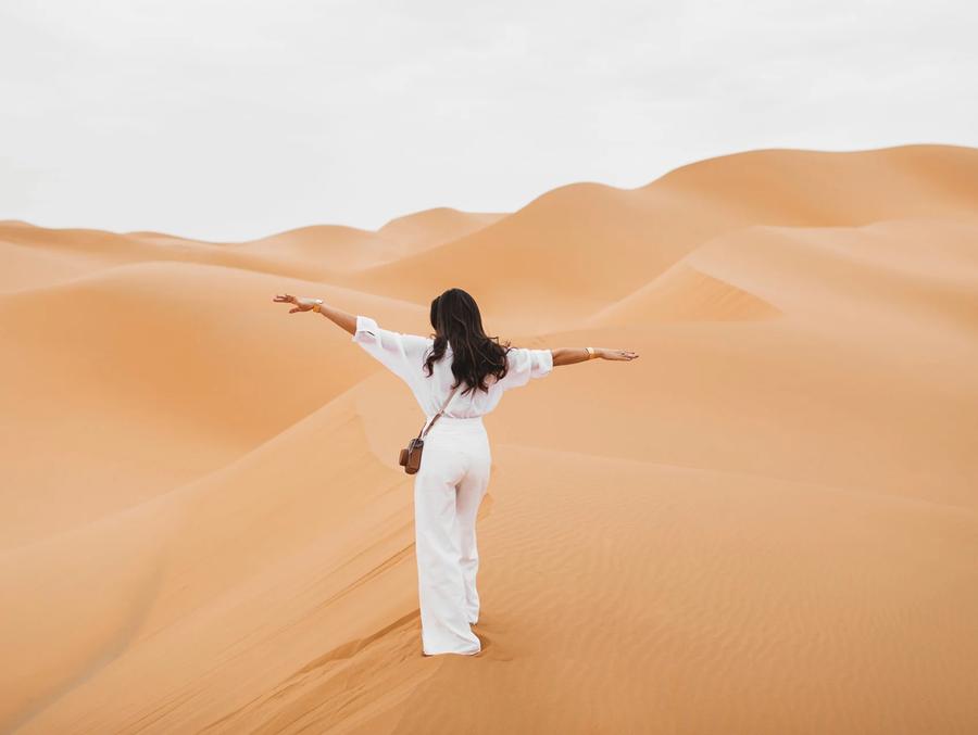 desierto dubai siendo mujer sola