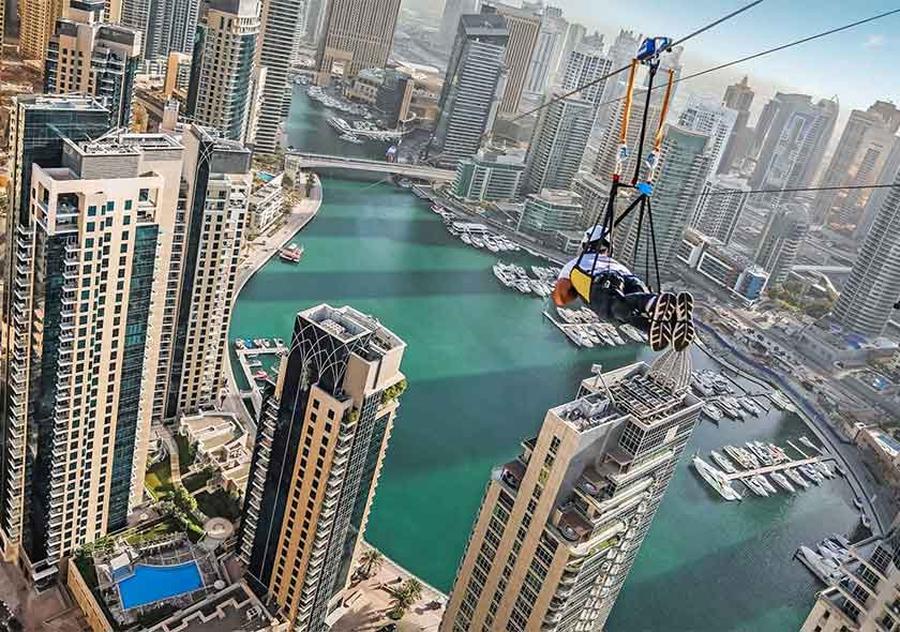 precios de la tirolina XLine en Dubai Marina